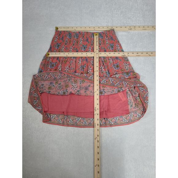 Max Studio floral women's skirt Boho NWT Small garden girl summer picnic Fairy - Picture 3 of 7